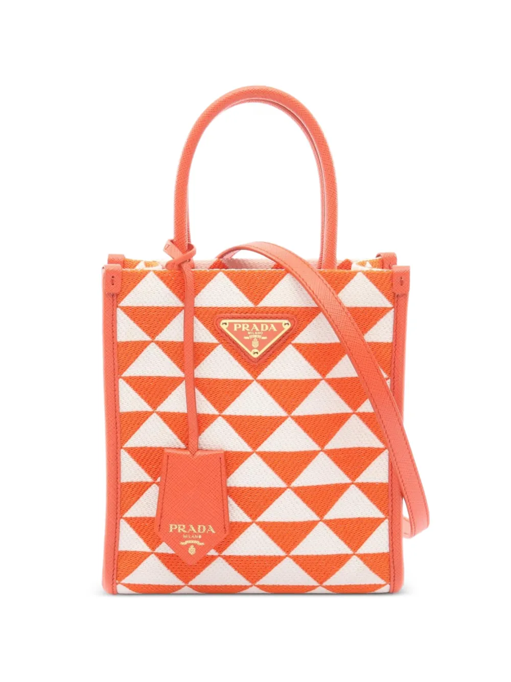 Prada Pre-Owned 2010s mini Symbole tote bag - Arancione
