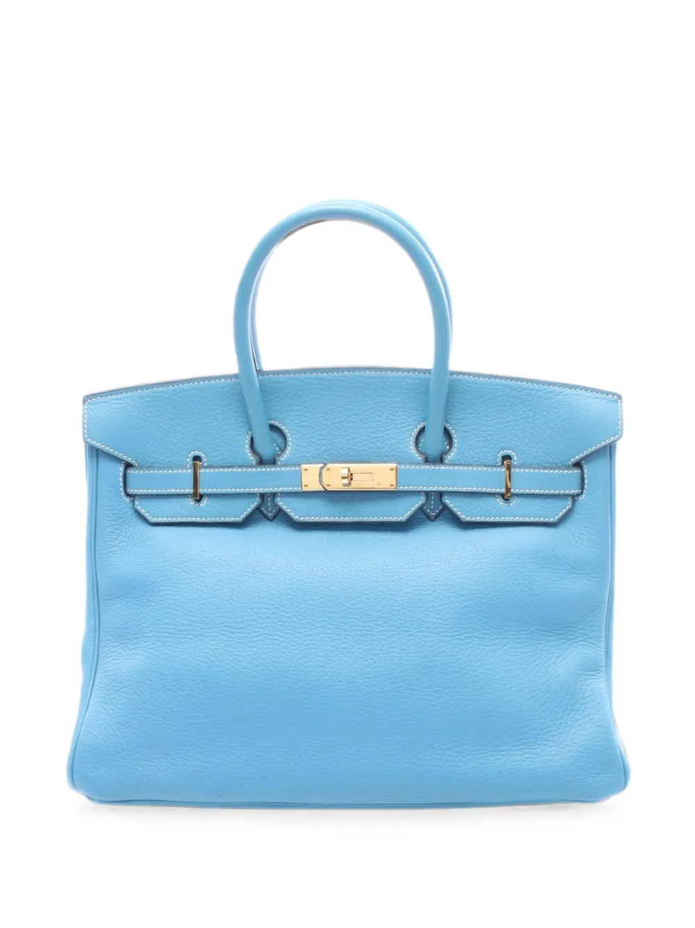 Hermès Pre-Owned 1998 35 Birkin handbag - Blu