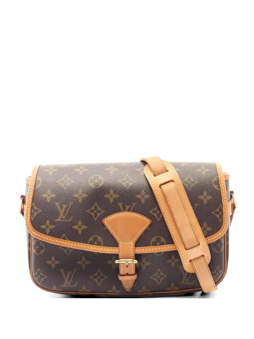 Louis Vuitton Pre-Owned 2004 Sologne buckle-fastening shoulder bag - Braun