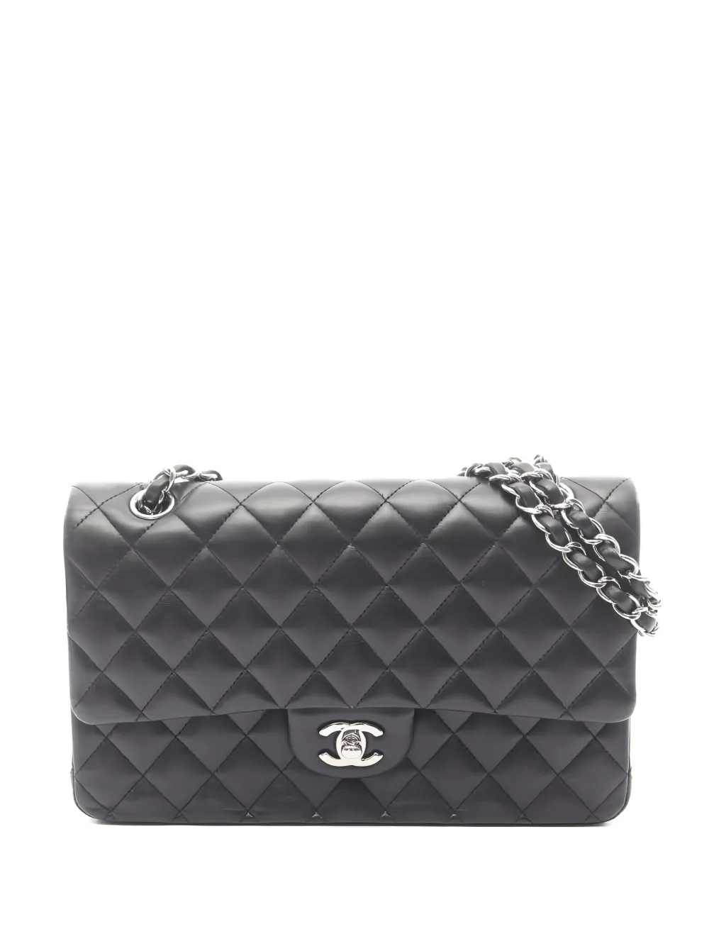 CHANEL Pre-Owned 2014 Chanel Matelassé Double Flap Double Chain shoulder bag - Nero