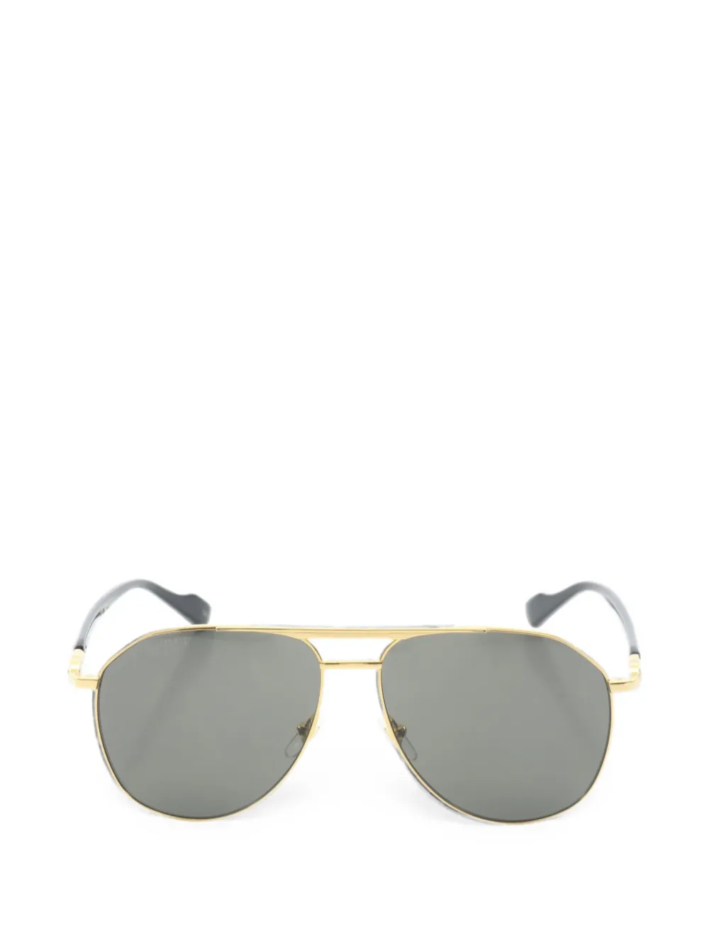 Gucci Pre-Owned pilot-frame sunglasses - Schwarz