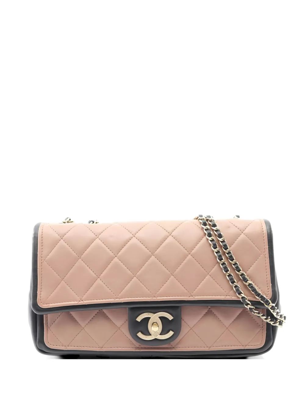 CHANEL Pre-Owned 2014 Matelassé chain-strap shoulder bag - Toni neutri