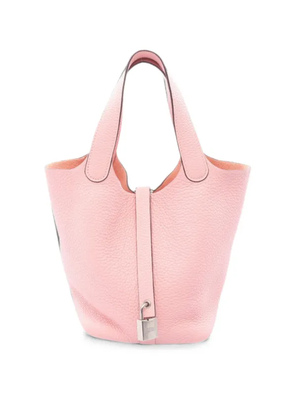 Hermès Pre-owned 2020 PM Picotan Lock Shoulder Bag in Pink