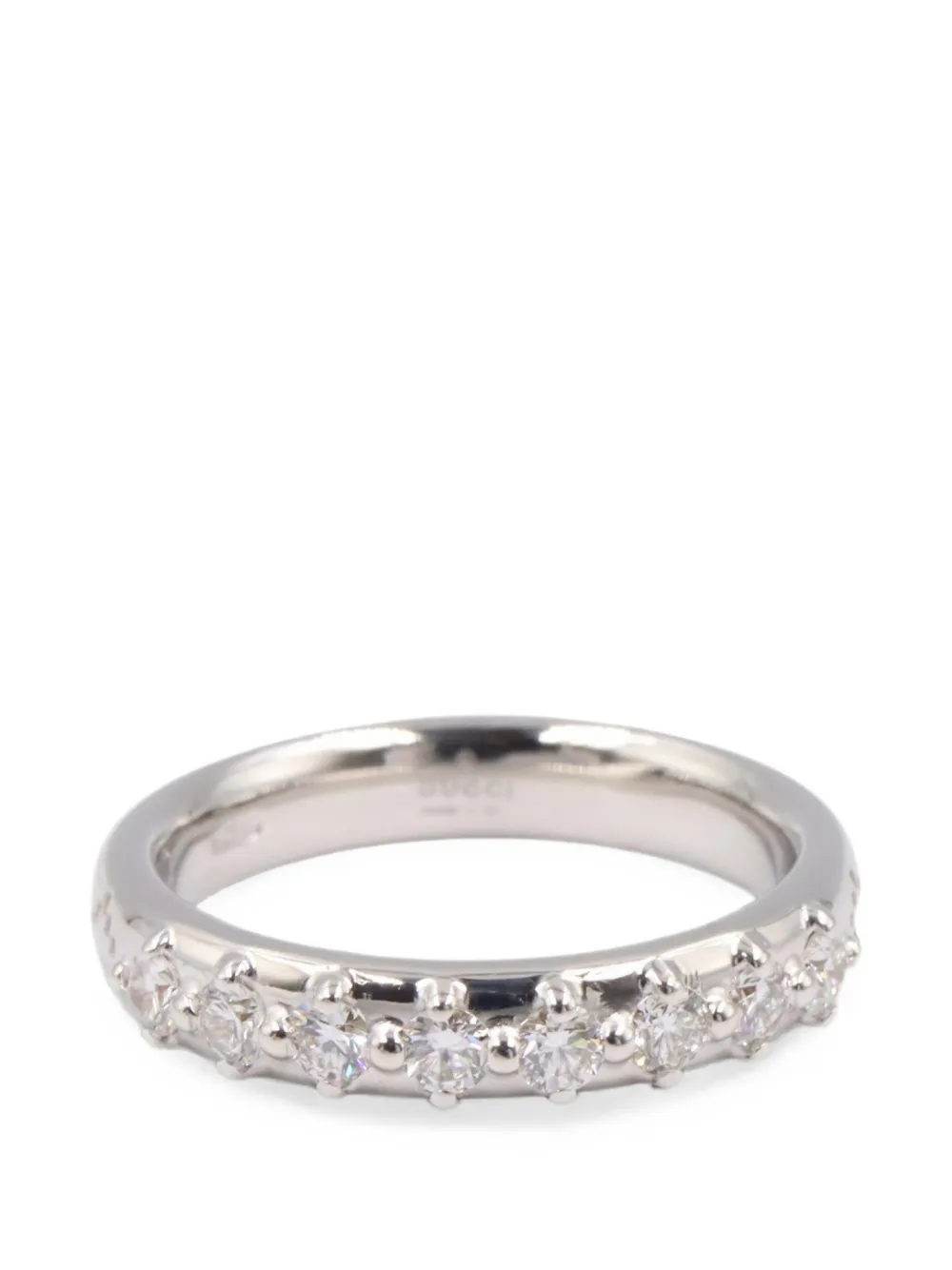 Gucci Pre-Owned Anello Diamantissima con diamanti anni 2010 - Argento