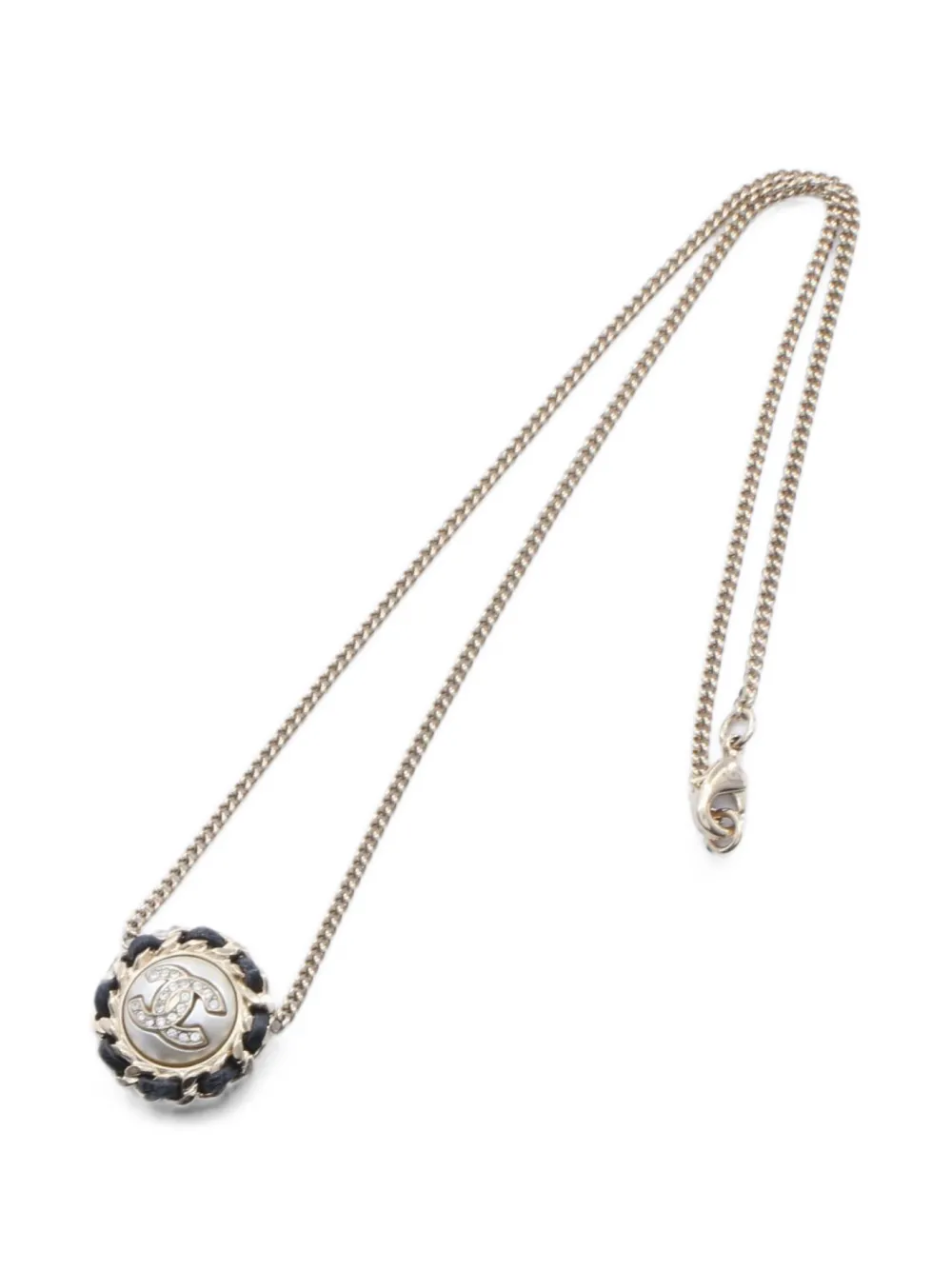 CHANEL Pre-Owned 1986-1988 Coco Mark necklace - Gold