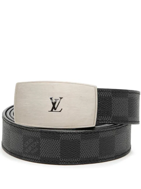 Louis Vuitton Pre-Owned 2008 Damier Graphite Ceinture Gürtel