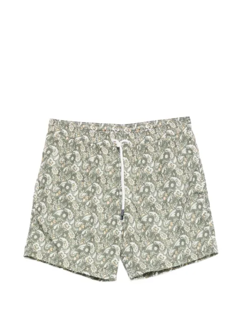 Barba paisley-print swim shorts