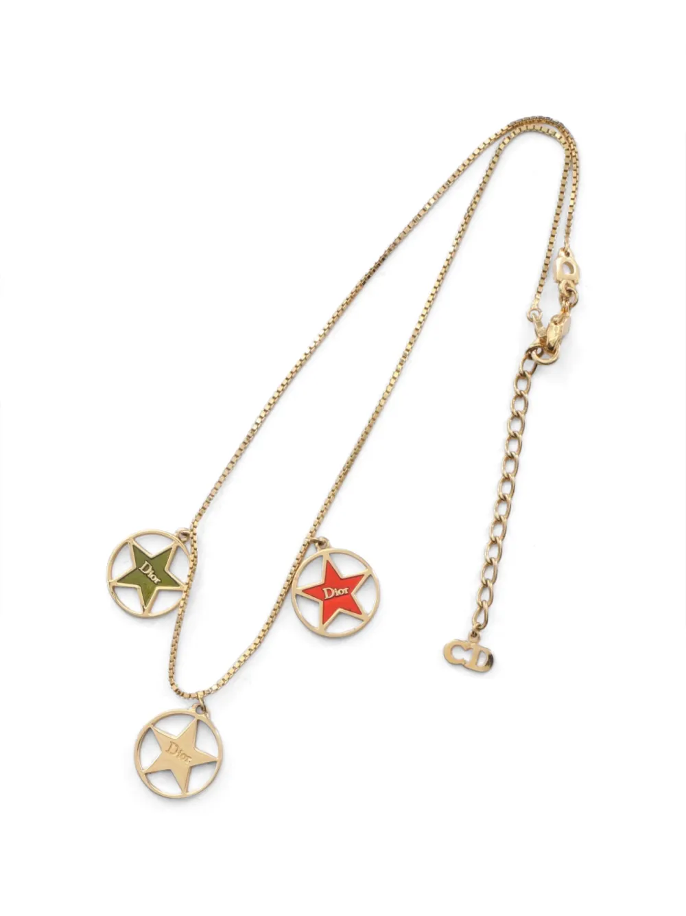 Christian Dior Pre-Owned 2010s Star-pendant necklace - Gold
