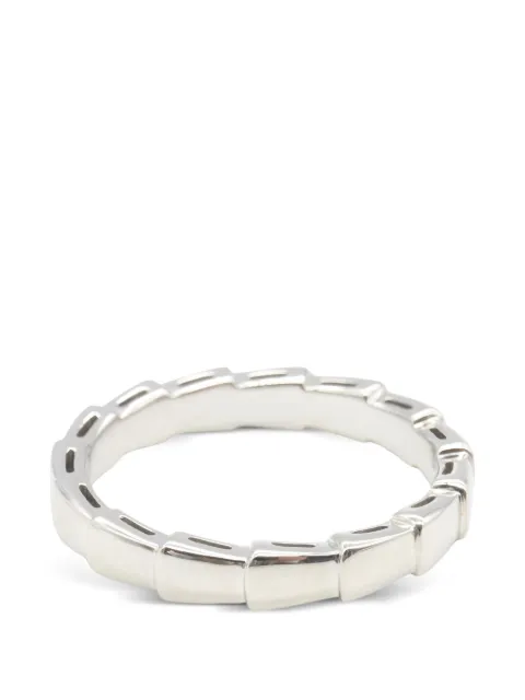 Bvlgari Pre-Owned 18K white gold Serpenti Viper ring