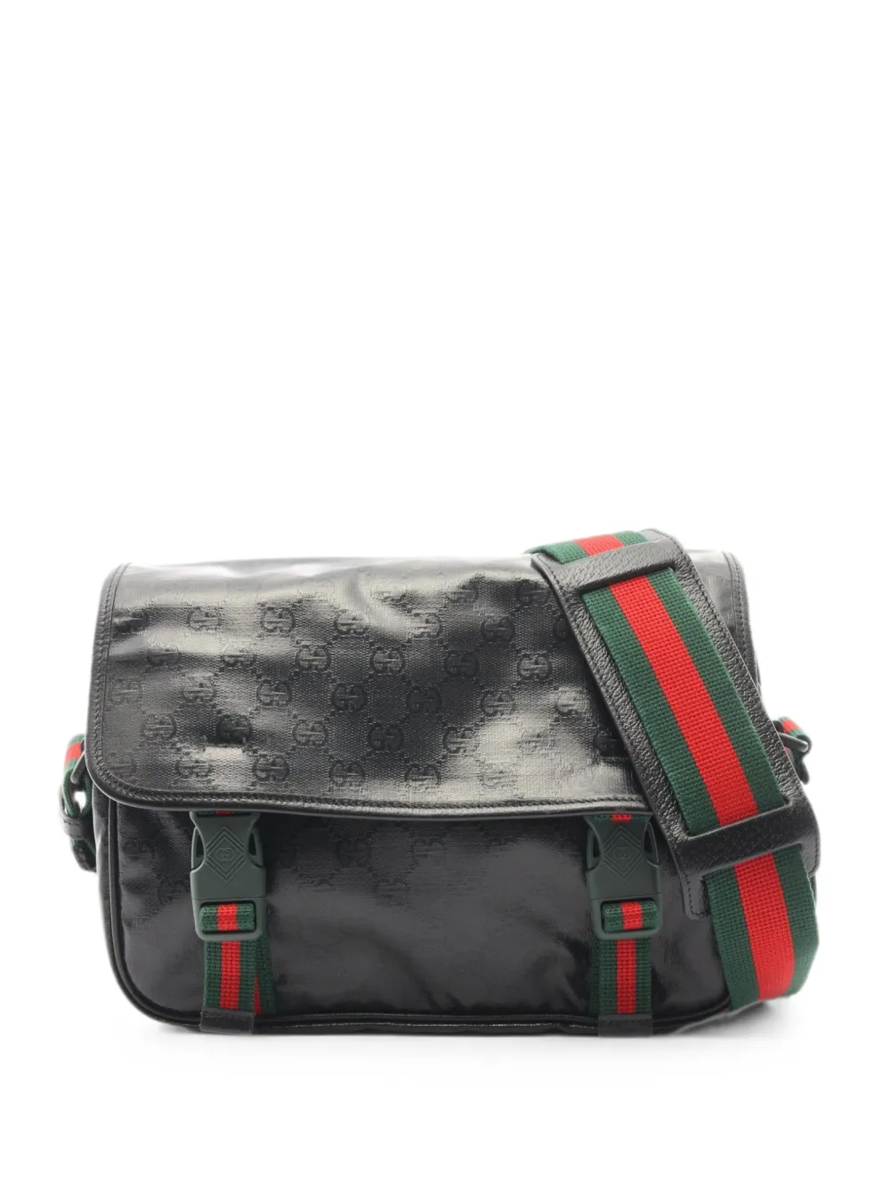 Gucci Pre-Owned 2010s GG Crystal shoulder bag - Nero