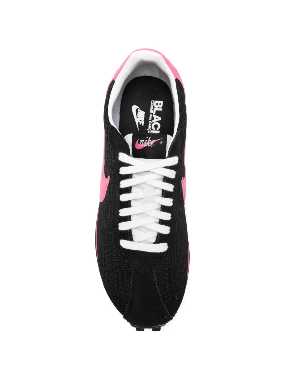 Nike x Comme des Garçons logo-patch sneakers Zwart