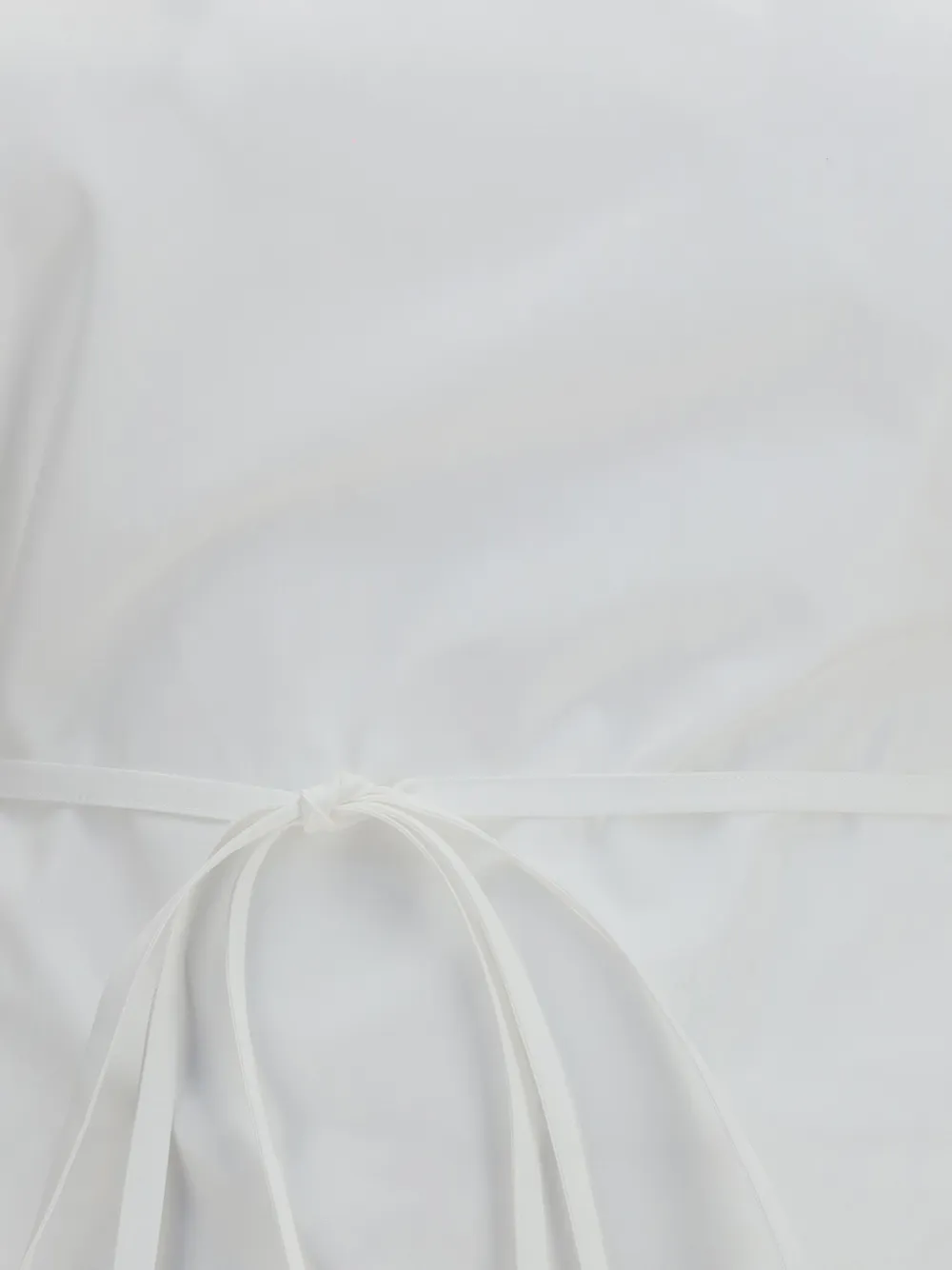 Calvin Klein Lynn blouse met gestrikte taille en korte mouwen Wit