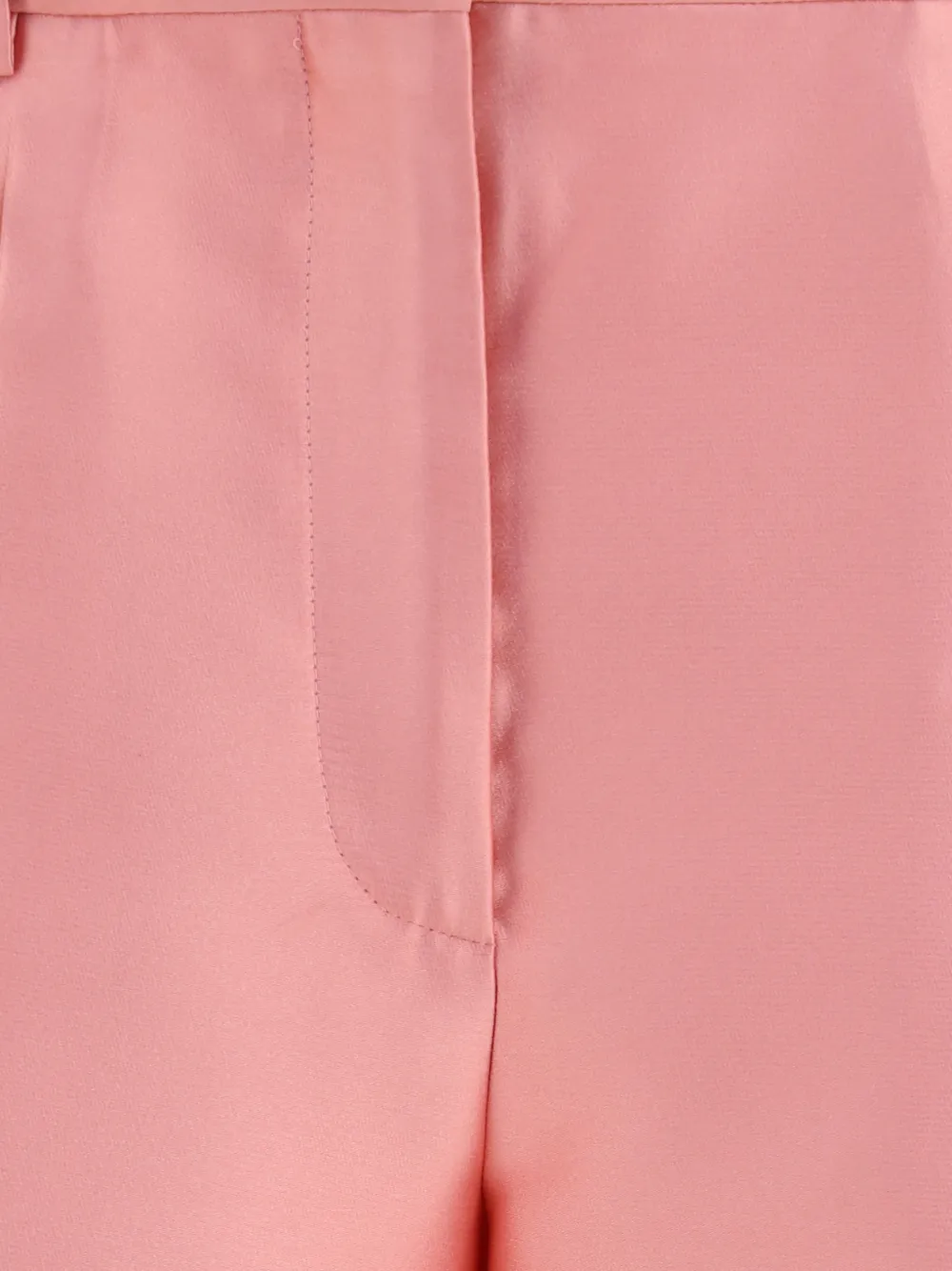 Calvin Klein Eva satijnen pantalon met omgeslagen pijpen Roze