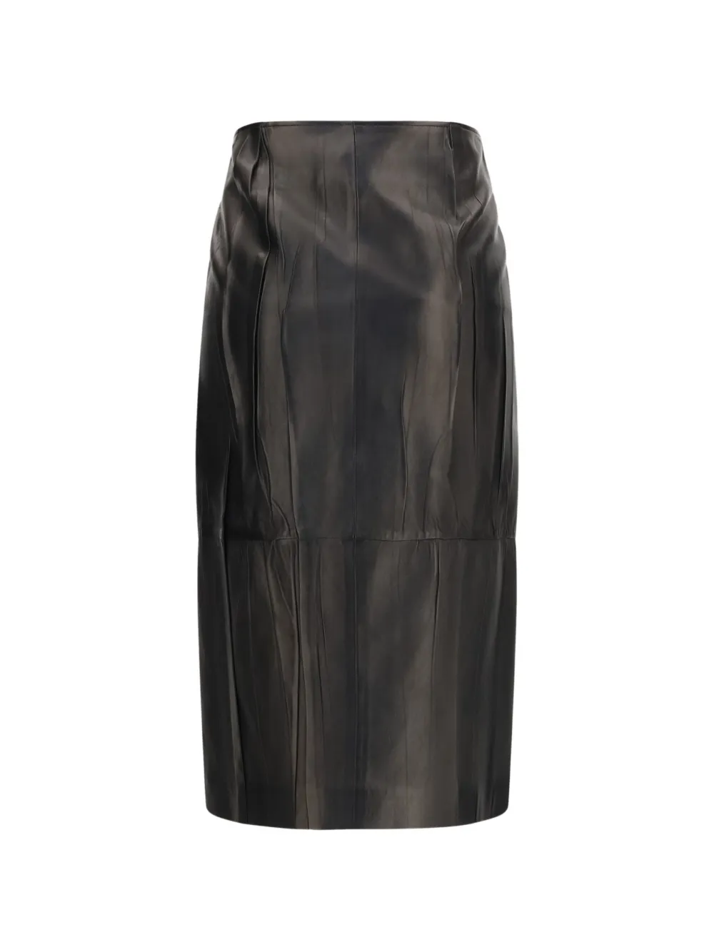 Ermanno Scervino Leren rok Zwart