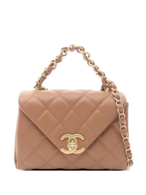 CHANEL Pre-Owned 2021s matelassé CC-turn-lock shoulder bag