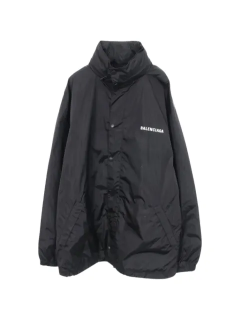 Balenciaga Pre-Owned 2000s logo-print hooded jacket