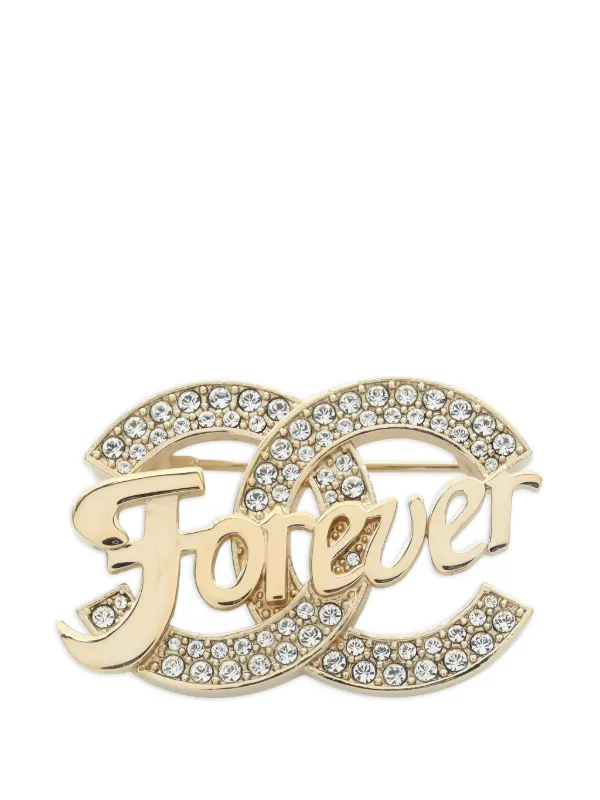 【国内正規品】CHANELシャネル ブローチ Forever CHANEL Pre-Owned ココマーク Forever ブローチ | ゴールドトーン
