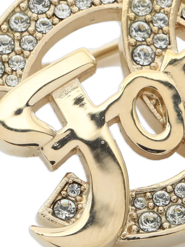 【国内正規品】CHANELシャネル ブローチ Forever CHANEL Pre-Owned ココマーク Forever ブローチ | ゴールドトーン