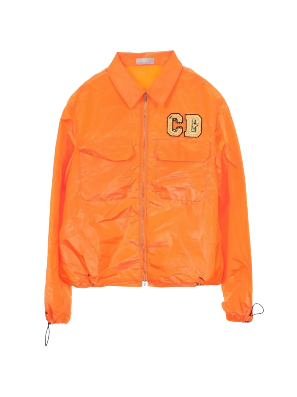 Christian Dior Pre-Owned Dior x Kenny Scharf 2000s zip-fastening jacket - Orange