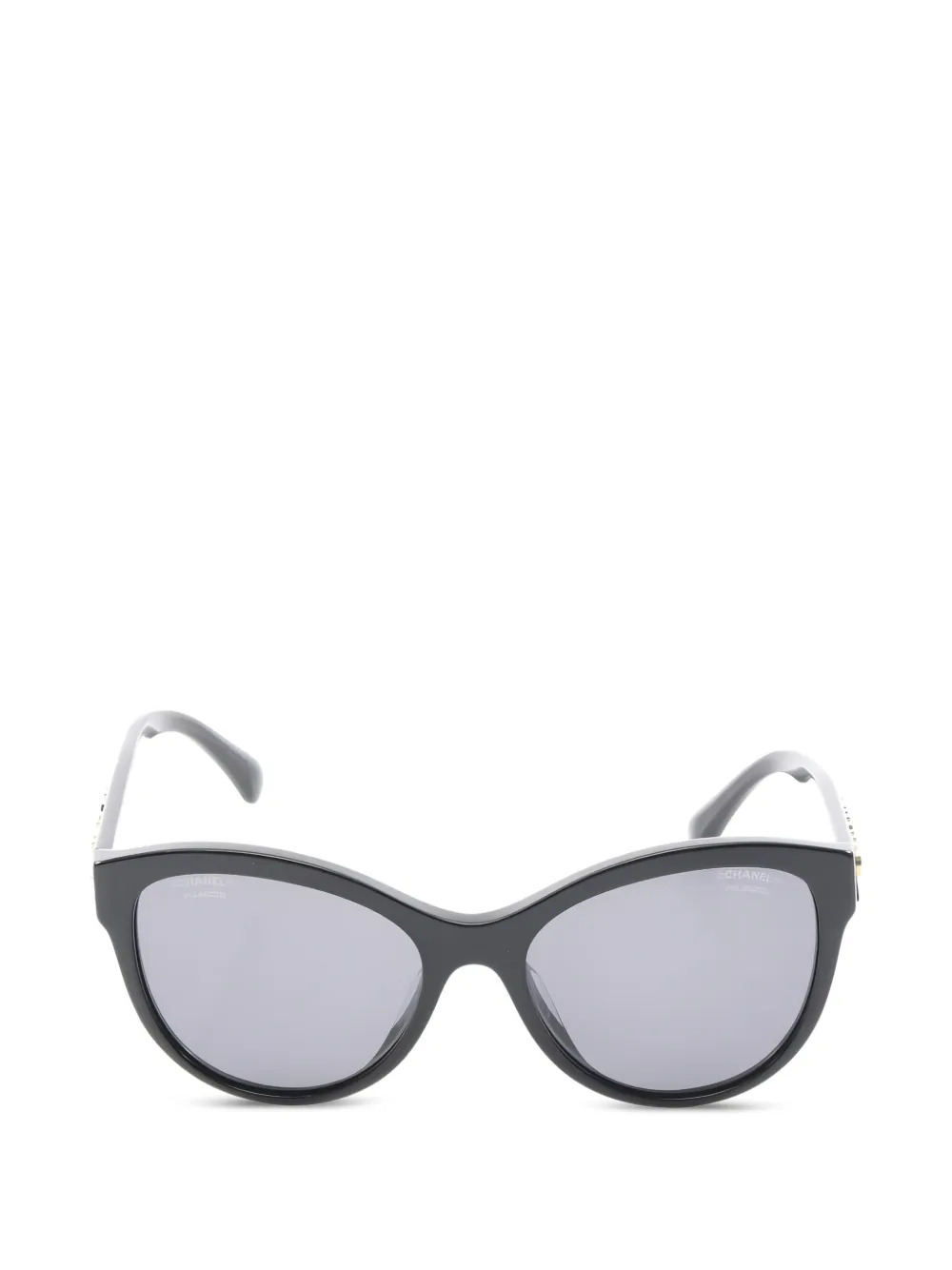 CHANEL Pre-Owned 1986-1988 cat-eye sunglasses - Nero