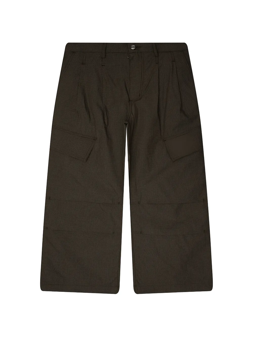 Nahmias checkered cargo pants - Verde