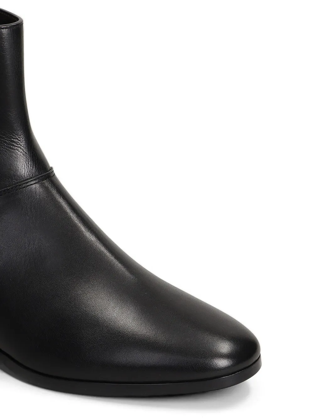 Fear Of God side-zip leather ankle boots Zwart