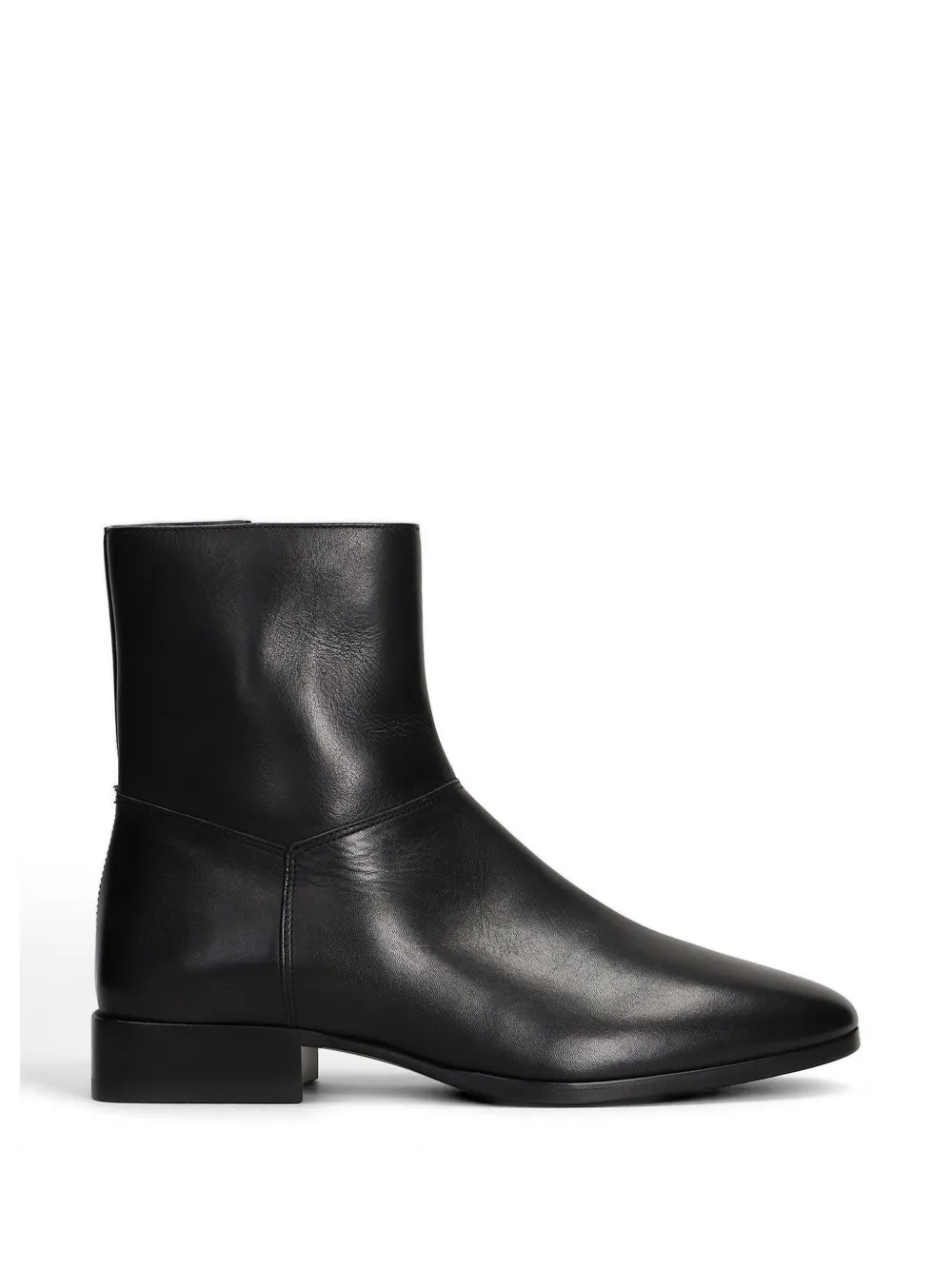 Fear Of God side-zip leather ankle boots Zwart
