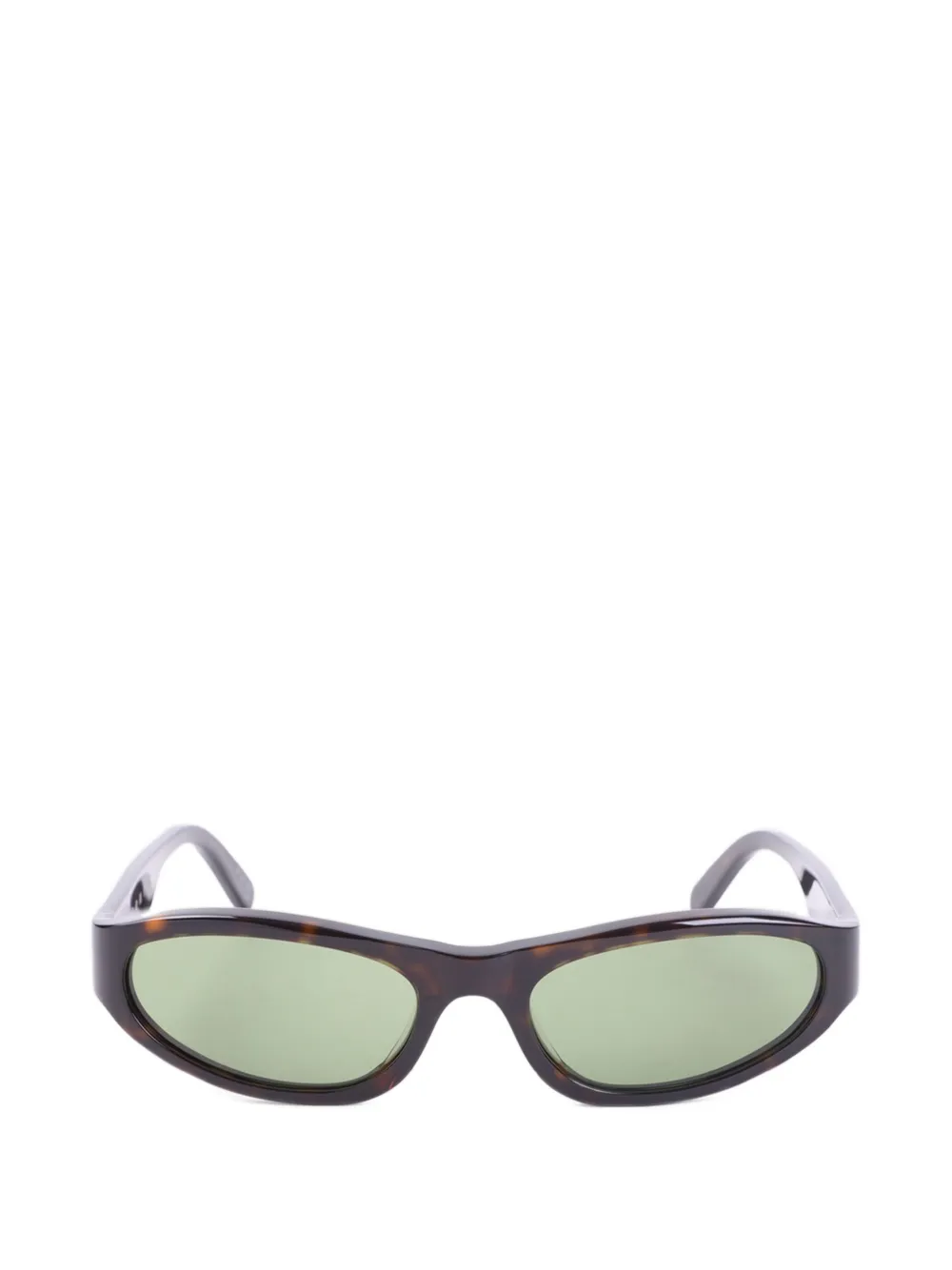 Marni Eyewear tortoiseshell oval-frame glasses - Marrone