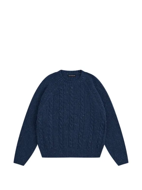 Gosha Rubchinskiy cable-knit flecked sweater