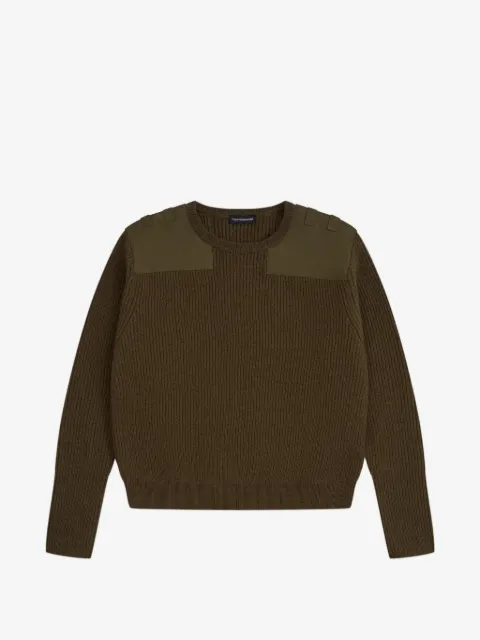 GOSHA RUBCHINSKIY 패널 골지 니트 스웨터