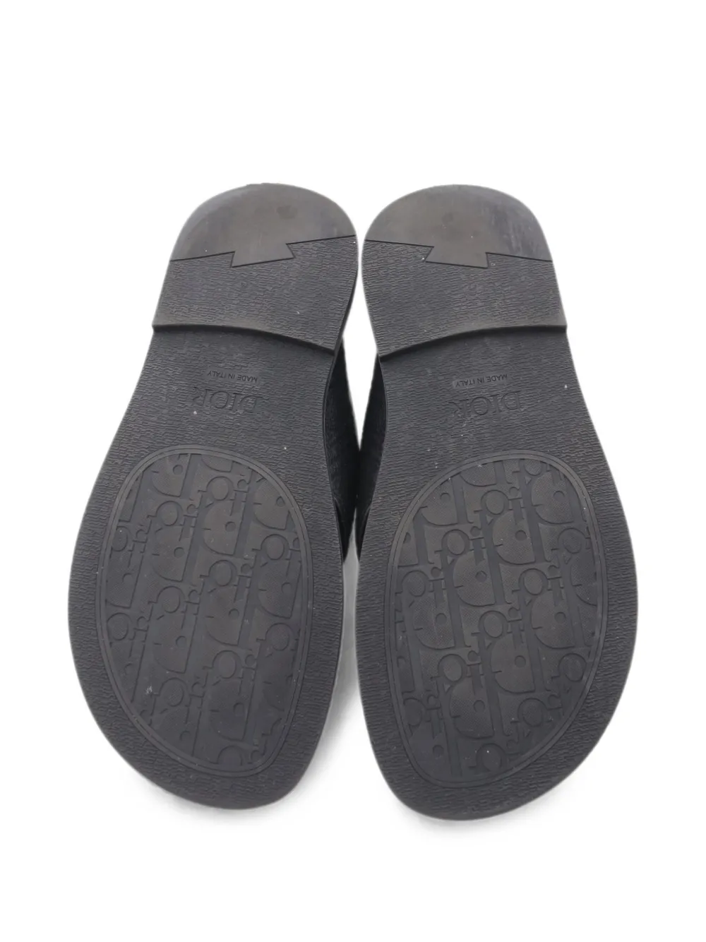 Christian Dior Pre-Owned 2000s Alias Oblique leather sandals - Schwarz