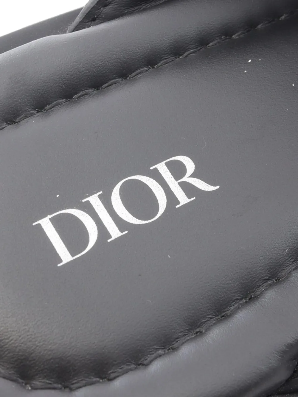 ChristianDior Aliasサンダルオブリーク ジャカード　新品未使用 Christian Dior Pre-Owned 2000s Alias オブリーク レザーサンダル