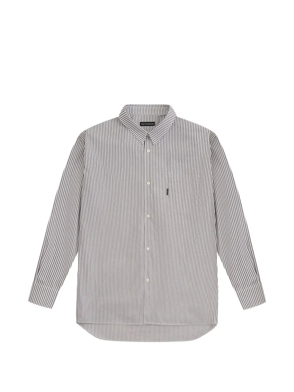 Gosha Rubchinskiy vertical-stripe chest-pocket shirt - Bianco