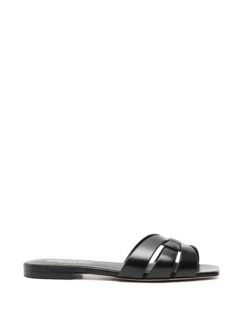 Saint Laurent sandalias Tribute de piel de becerro