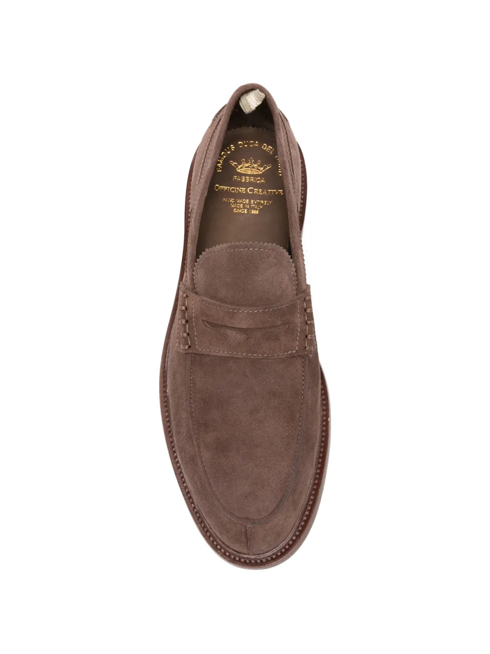 Officine Creative Sax 001 suede loafers Bruin