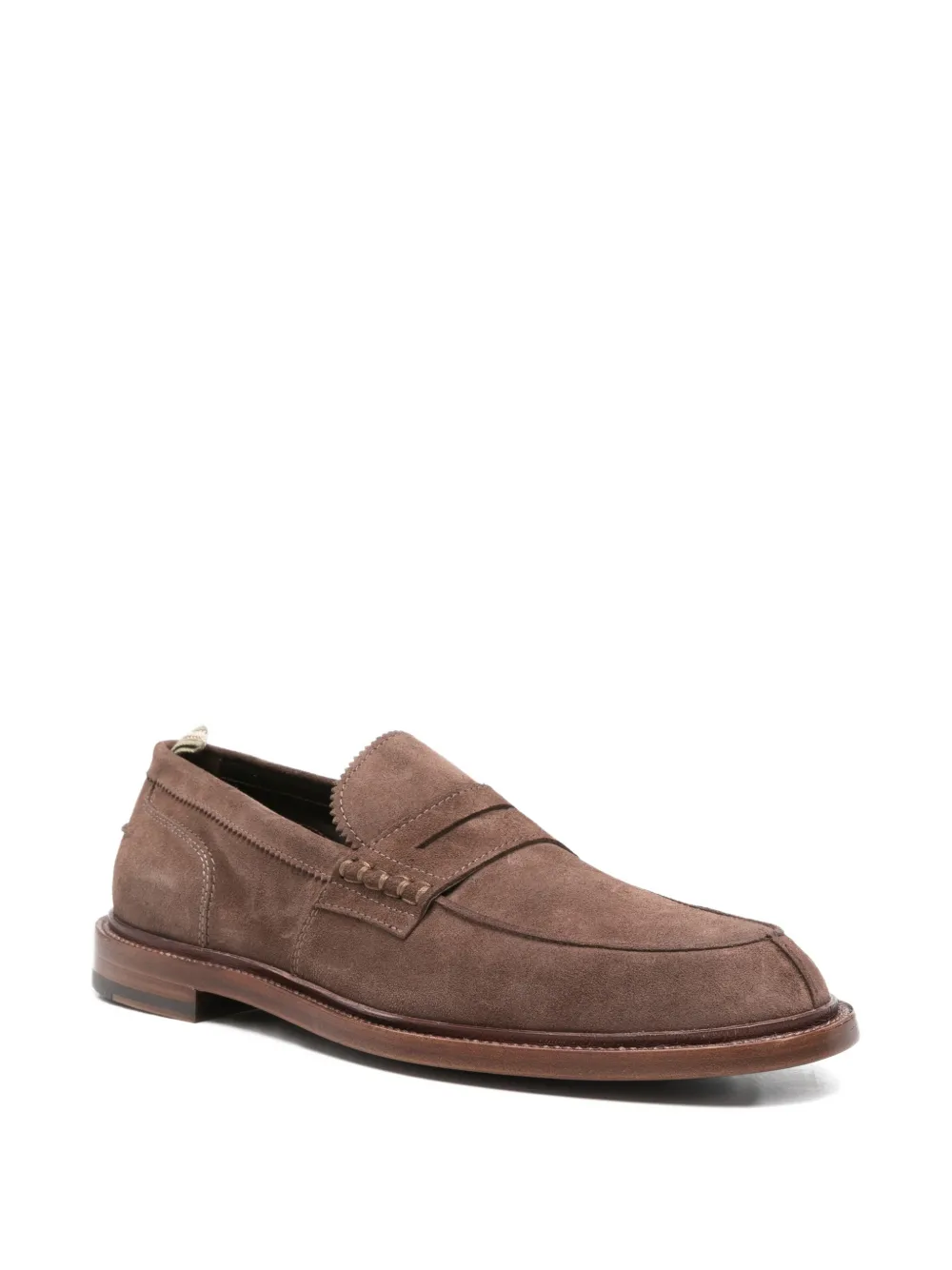 Officine Creative Sax 001 suede loafers Bruin