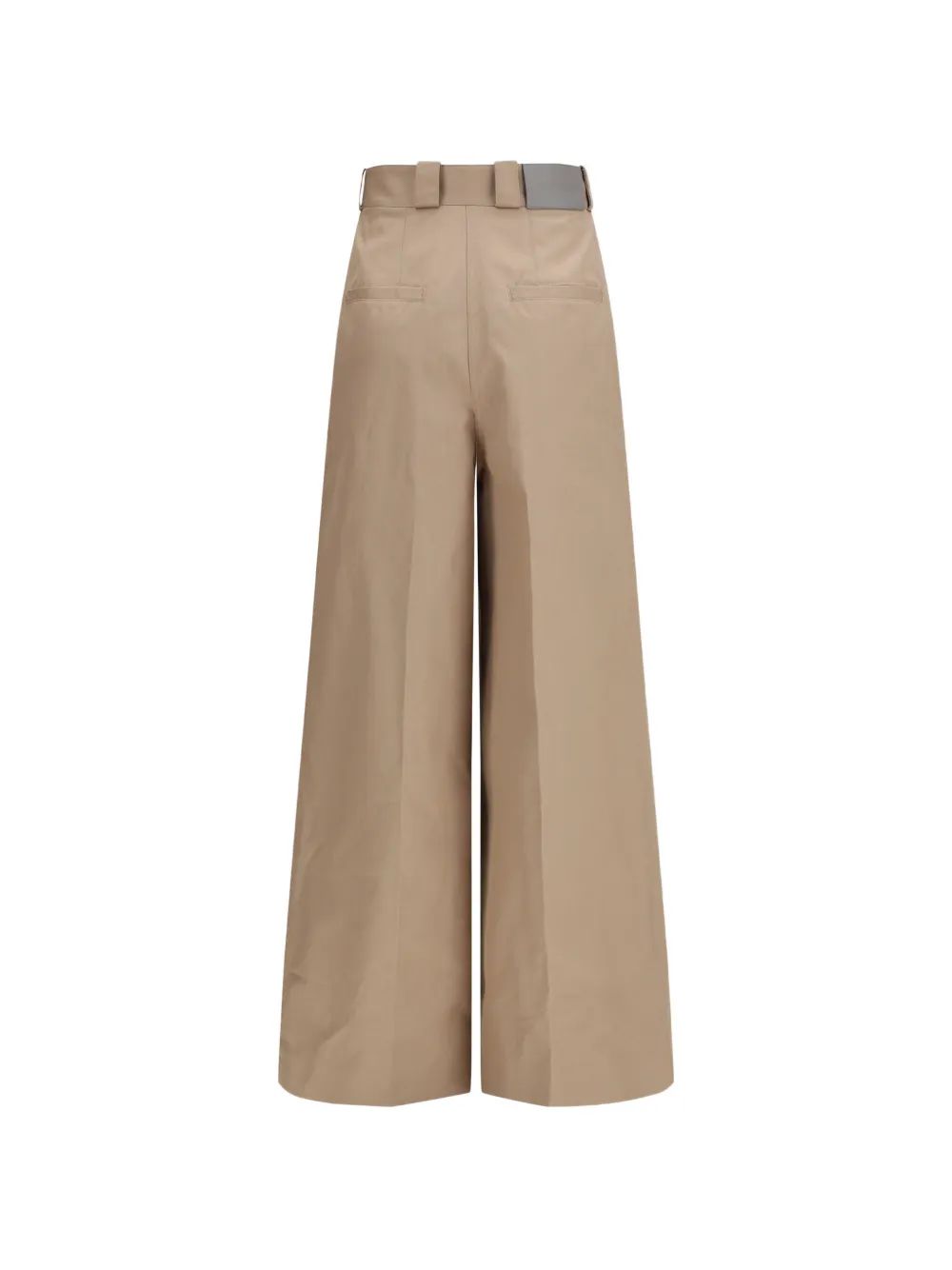 Balenciaga High waist flared broek Beige
