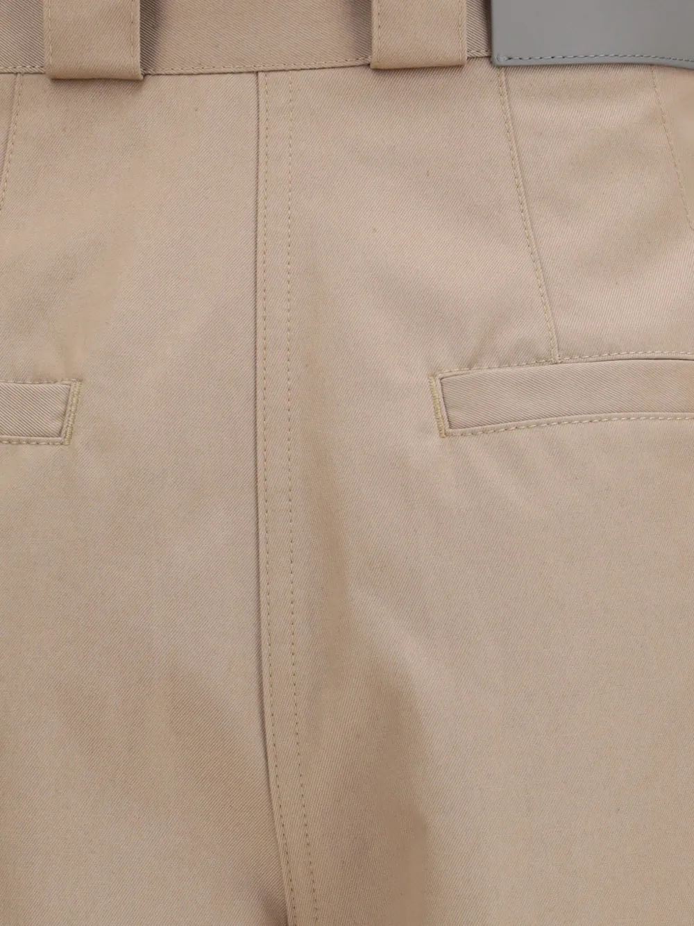 Balenciaga High waist flared broek Beige