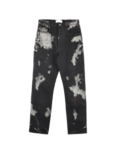 ALEXANDER DIGENOVA bleach-effect straight-leg jeans