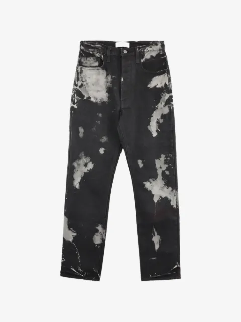 ALEXANDER DIGENOVA jeans rectos con efecto desmanchado