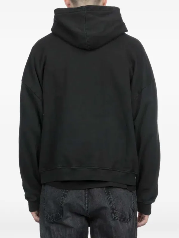 ALEXANDER DIGENOVA Heaven slogan-print Hoodie | Black | FARFETCH