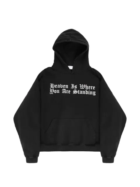 ALEXANDER DIGENOVA Heaven slogan-print hoodie