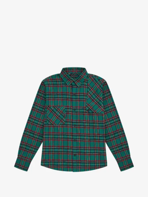 GOSHA RUBCHINSKIY rutig flanellskjorta