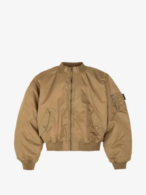GOSHA RUBCHINSKIY padded-design zip-up bomber jacket