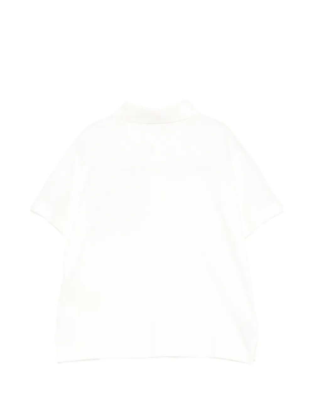 Fendi Kids Poloshirt met FF-logopatch Beige