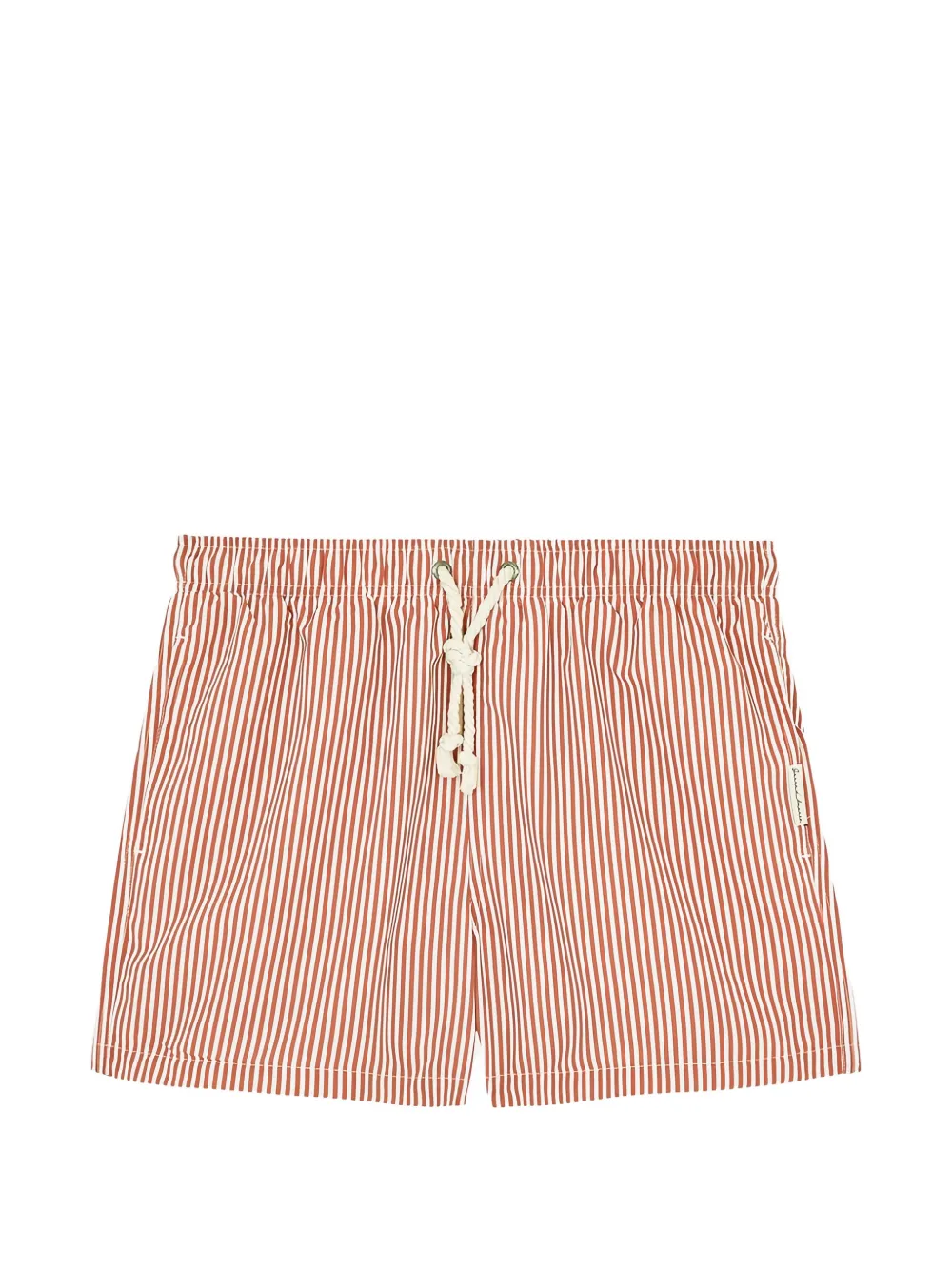 GASSA D AMANTE Tropea striped swim shorts - Rosso