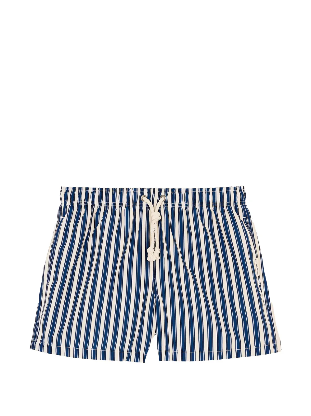 GASSA D AMANTE Alassio vertical-stripe swim shorts - Blu