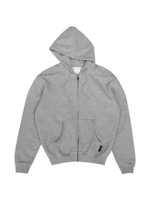 Gosha Rubchinskiy logo-patch zip-up hoodie