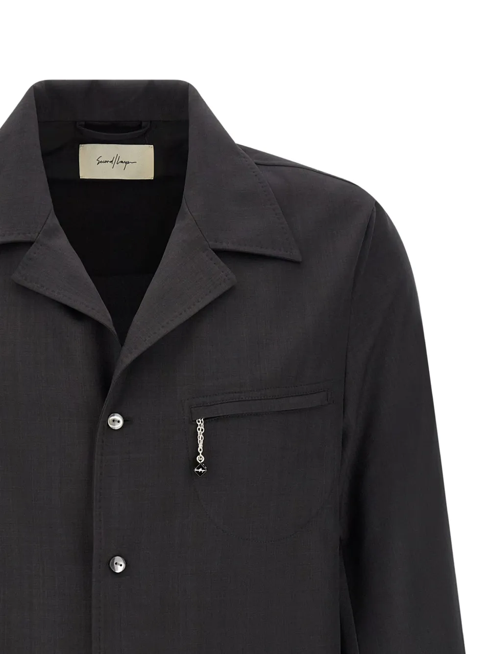  Second/layer Camisa Fairmont Safari - Negro 