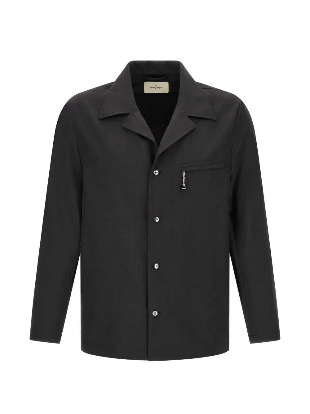 Second/Layer Fairmont Safari shirt - Nero